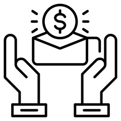 Scholarship Outline Icon