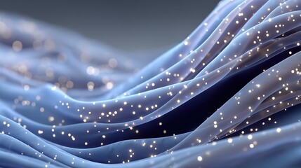 Lavender Curves with Bright Glow Abstract Background for Motion Wallpaper and UI Design