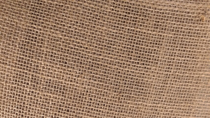 Jute pattern. Threads background. Sackcloth surface, material.