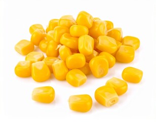 Fototapeta premium Corn seeds isolated on a white background 