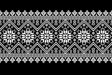 Geometric pixelated Arabic patterns on the fabric reflect the ornate and ethnicity,grid floral,grid colourful, backgrounds, seamless grid design for carpet,textile,textured,wallpaper,print,decorate