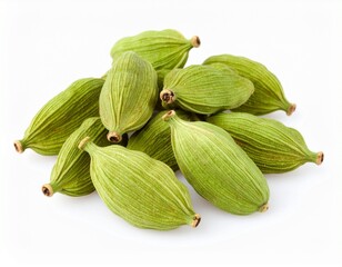 Cardamom isolated on white background 