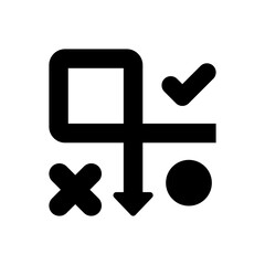 Obraz premium flow chart icon