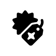 New sticker. Black new product or collection badge