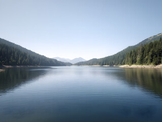 Fototapeta premium lake in mountains
