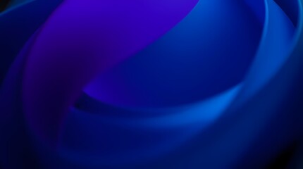 Abstract swirling shapes of deep blues and purples