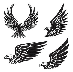 eagle with wings