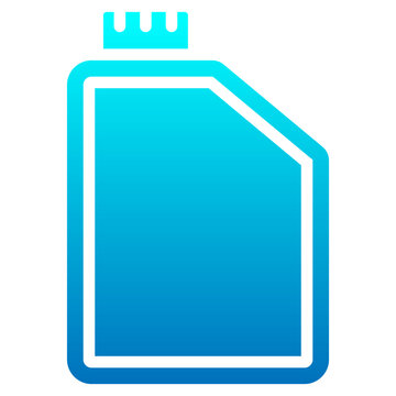 Oil glyph gradient icon