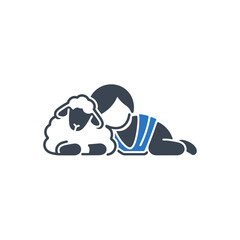 Person Sheep Bonding Icon