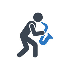 Saxophone Player Icon