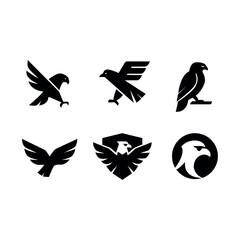 Majestic Eagle Logo Designs A Collection of Powerful Bird Symbols