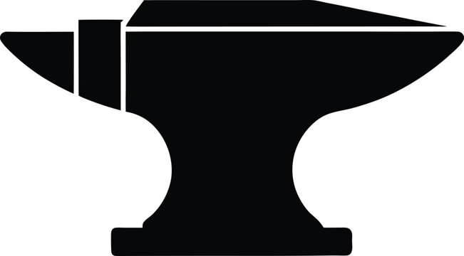recommend clip art: Blacksmith Anvil Sturdy Metalworking Tool, Forge Icon, Workshop Equipment