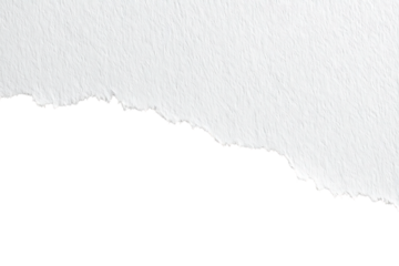 Torn White Paper Edge With Transparent Background Isolated In PNG Format For Designers