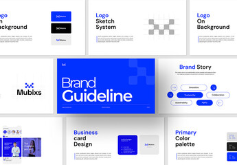 Modern Company Brand Identity Guidelines Template