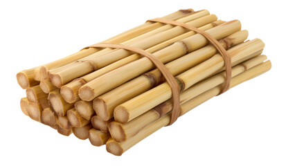 Natural Bamboo – Eco-Friendly Plant Material, Green Stalks and Leaves, Sustainable Tropical Grass for Organic Design and Decor