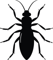 termite silhouette vector icon