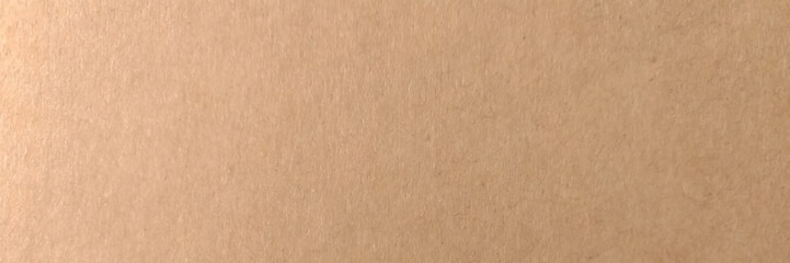 Brown recycled paper background, texture close-up. Recyclable material stock photo.  Panorama view brown paper. Vector art