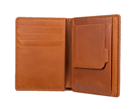 Leather wallet isolated on a transparent background Png