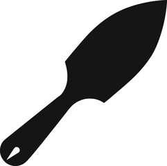 Spatula Cooking Tool silhouette vector illustration icon on transparent background