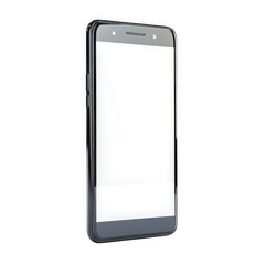 Modern smartphone mockup isolated on transparent background