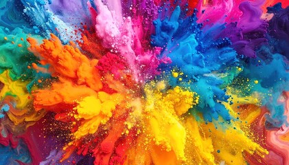 Vibrant, high-definition wallpapers featuring an array of colorful paint splashes and abstract designs, perfect for adding a lively touch to any space.