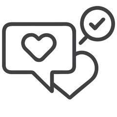 Pick-up Line Icon for Dating App Conversation Starters, Flirty Message Suggestions, Icebreaker Options and Engaging Opening Line Recommendation Features
