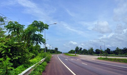road in the countryside
