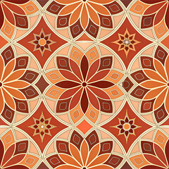 seamless pattern with flowers
