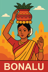 Join our community in colorful processions and soulful rituals to honor Maa Mahakali with love and devotion this Bonalu festival