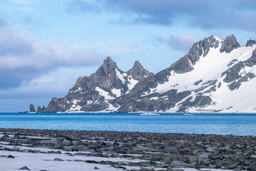 photographing hope bay beautiful landscapes Antarctica.
