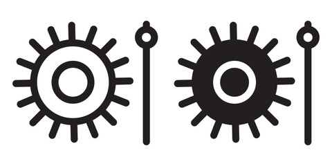 set brightness control from bright to dark