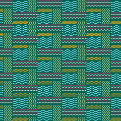 seamless pattern with green stripes