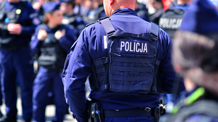 police officer at the police station