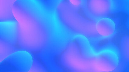 シンプルな液体のような背景 - ブルー