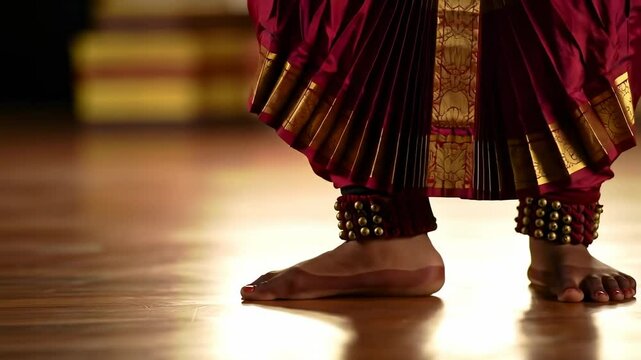 Traditional dance performance footage