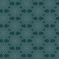 seamless pattern with floral elements