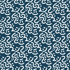 seamless pattern with abstract lines