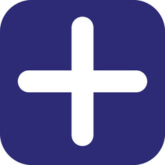 Vector Illustration of Plus Sign Icon – Minimal Flat Design Style Symbol for Add, Increase, Medical, and Interface Elements in Web and App UI. Plus sign icon icon, vector illustration. Flat design