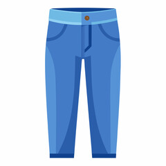 jeans vector illustration, isolated on white background
