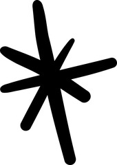 Vertical Point Sparkle With Smooth Edges