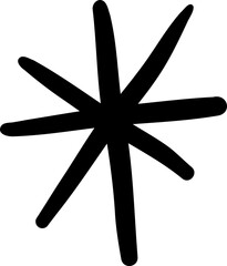 Spiky Radiant Sparkle With Central Beam