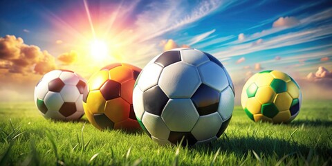 Soccer Ball PNG Images: High-Resolution Field Backgrounds for Design Projects