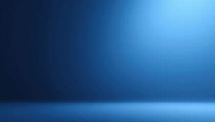 Serene blue background creates calming atmosphere, perfect for various creative projects. smooth gradient and soft lighting enhance visual appeal, making it versatile for presentations or digital