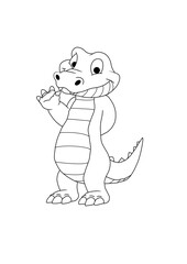 crocodile vector illustrations