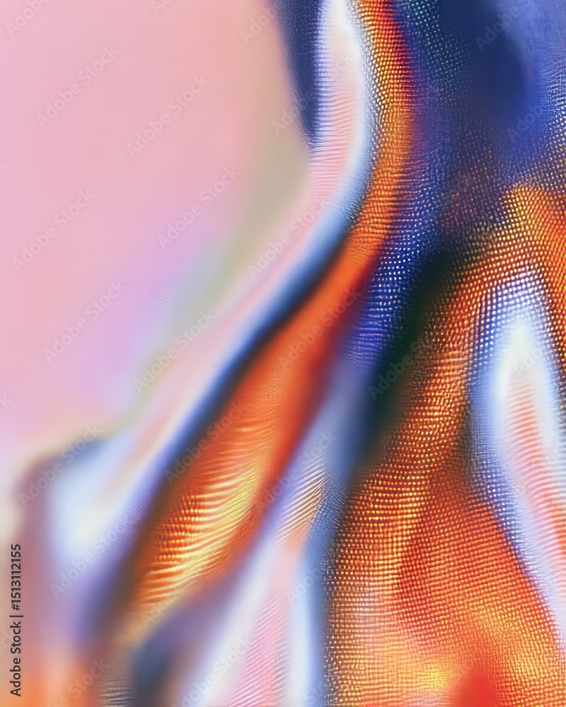 Poster abstract patterns of vibrant colors blending in waves of light during an artistic display at a creat