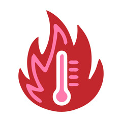 extreme heat icon