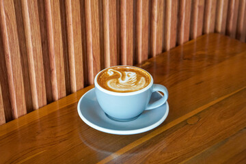 Hot Cappuccino, Indonesia, captured on May 31, 2025. A warm cup of espresso blended with steamed...