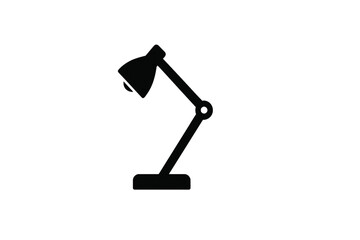 black and white lamp