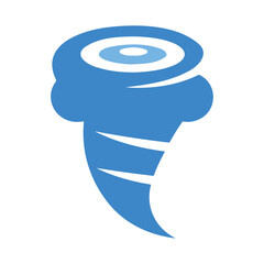 A tornado storm icon design
