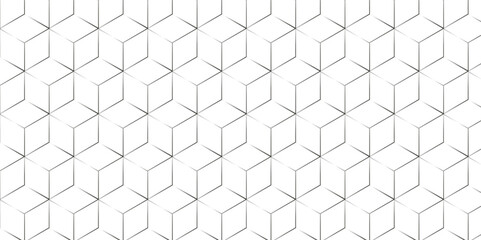 Vector tiles gradient science web tech connection triangle diamond honeycomb hexagon art. Seamless pattern with hexagon square cube geometric pattern shapes grid metal element texture design. 